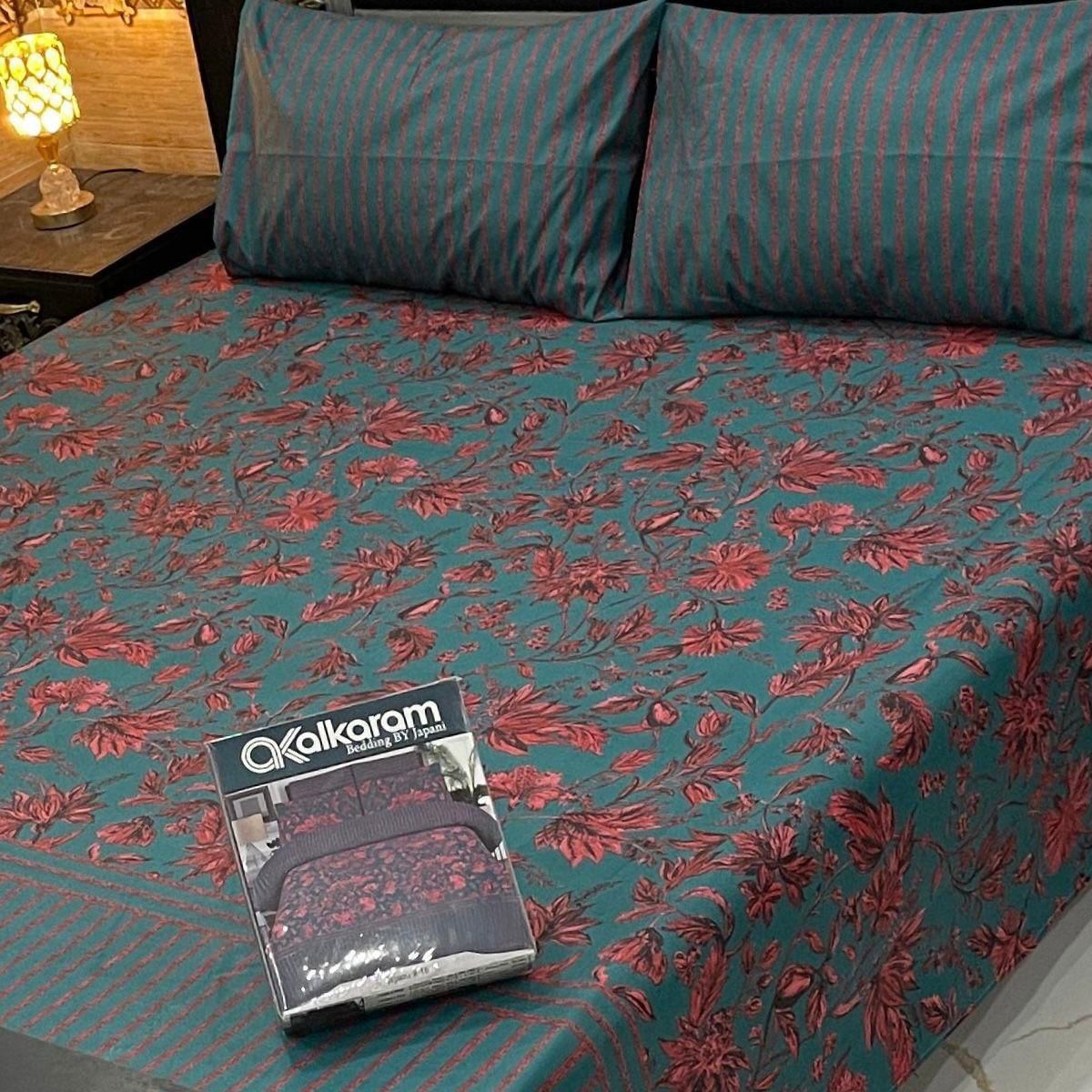 Cotton Bedsheet Set 3 Piece
