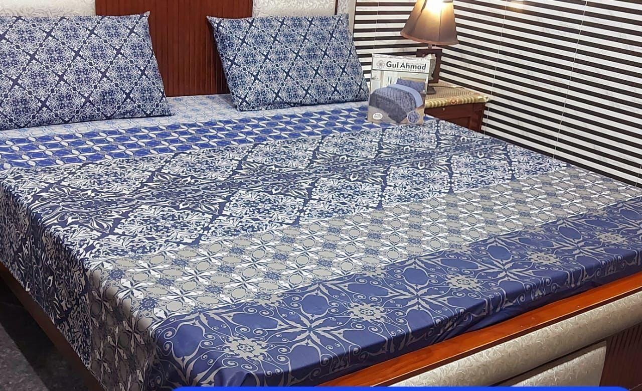 Cotton Bedsheet Set 3 Piece