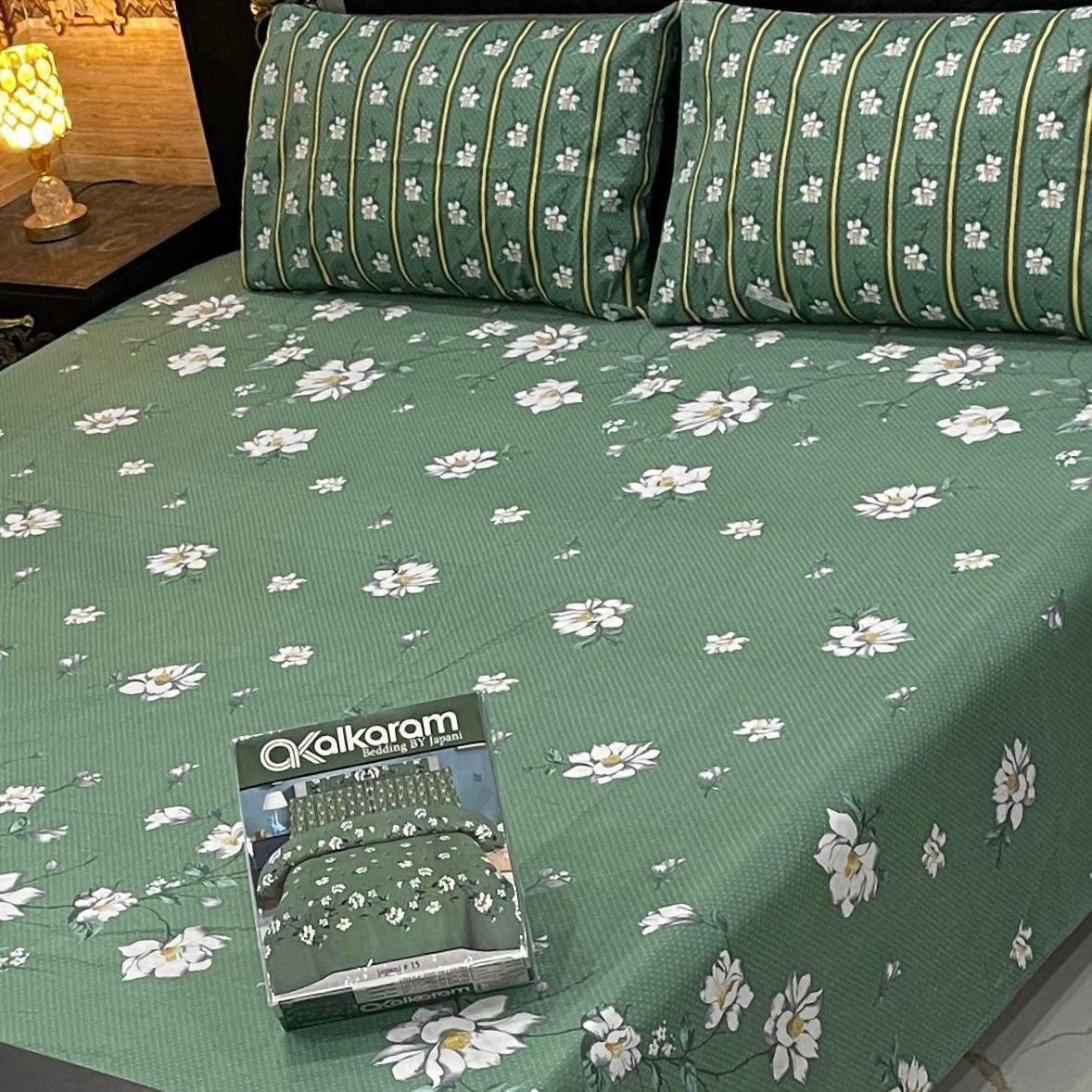 Cotton Bedsheet Set 3 Piece