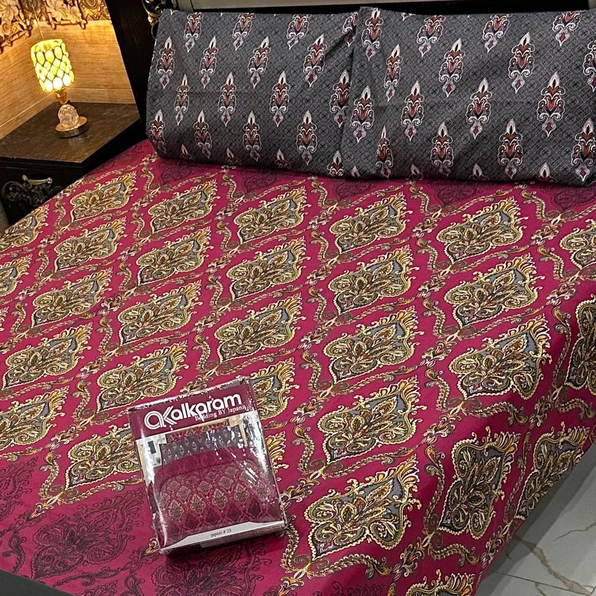 Cotton Bedsheet Set 3 Piece