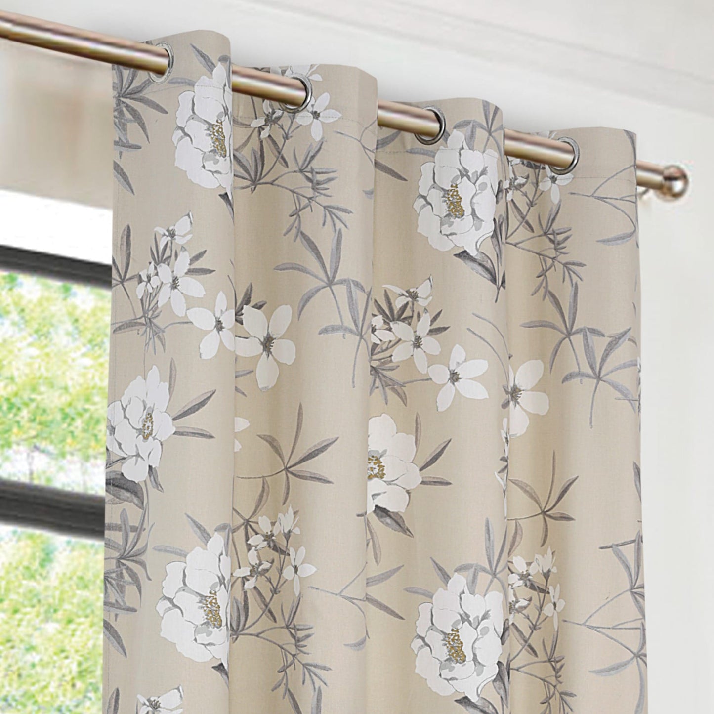 EXPORT COTTON DUCK PRINTED CURTAINS