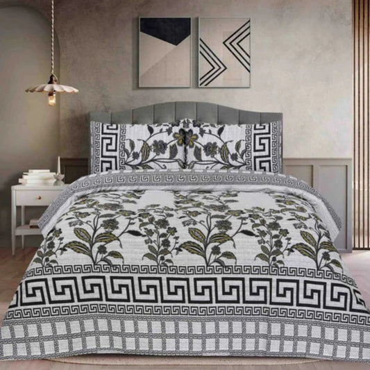 Luxury 3-Piece Micro Cotton Bedding Set – 100% Micro Cotton, 220 Thread Count, Soft & Breathable, Includes Flat Sheet & Pillow Covers