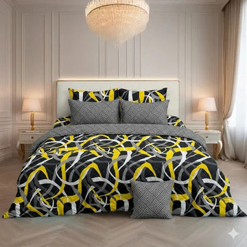 Cotton Mix Comforter set 7Pc