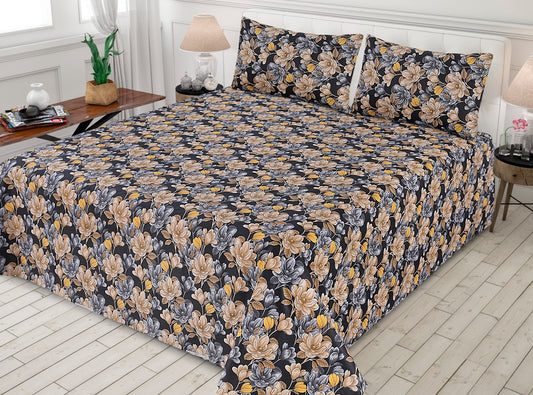 Luxury 3-Piece Micro Cotton Bedding Set – 100% Micro Cotton, 220 Thread Count, Soft & Breathable, Includes Flat Sheet & Pillow Covers