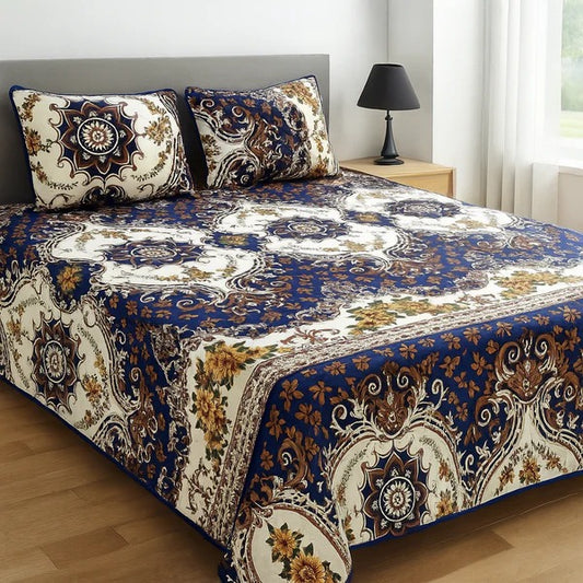 Luxury 3-Piece Micro Cotton Bedding Set – 100% Micro Cotton, 220 Thread Count, Soft & Breathable, Includes Flat Sheet & Pillow Covers
