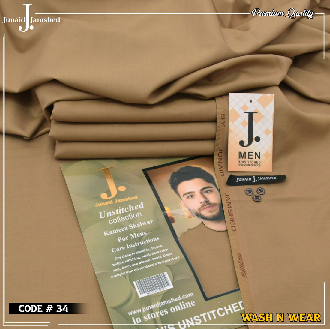 j. junaid jamshed Stamp As Original, by Aaira Collection
