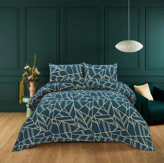 Luxury 3-Piece Micro Cotton Bedding Set – 100% Micro Cotton, 220 Thread Count, Soft & Breathable, Includes Flat Sheet & Pillow Covers