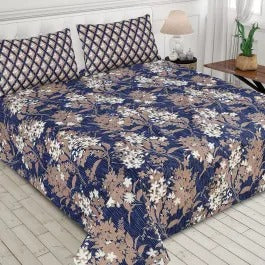 Luxury 3-Piece Micro Cotton Bedding Set – 100% Micro Cotton, 220 Thread Count, Soft & Breathable, Includes Flat Sheet & Pillow Covers