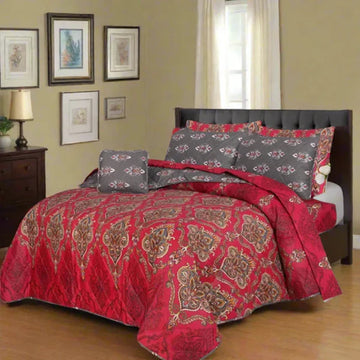 Cotton Mix Comforter set 7Pc