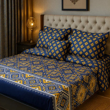Cotton Mix Comforter set 7Pc
