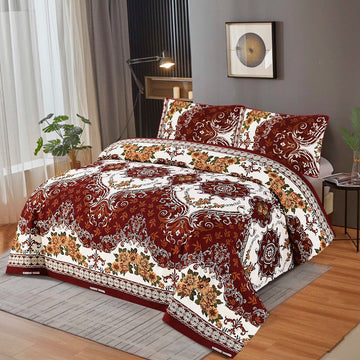 3D-Crystal cotton High Quality Soft cotton Bed sheet in Top famous Colors