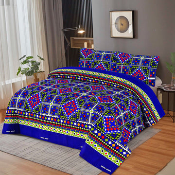 3D-Crystal cotton High Quality Soft cotton Bed sheet in Top famous Colors
