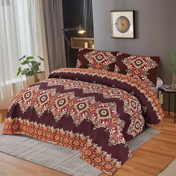3D-Crystal cotton High Quality Soft cotton Bed sheet in Top famous Colors