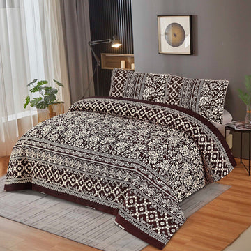 3D-Crystal cotton High Quality Soft cotton Bed sheet in Top famous Colors