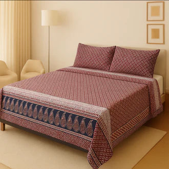 *3D-Crystal cotton High Quality Soft cotton Bed sheet in Top famous Colors