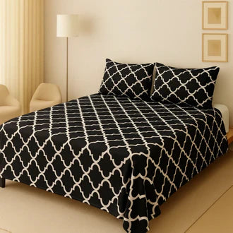 *3D-Crystal cotton High Quality Soft cotton Bed sheet in Top famous Colors