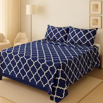 3D-Crystal cotton High Quality Soft cotton Bed sheet in Top famous Colors