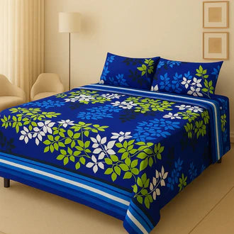 3D-Crystal cotton High Quality Soft cotton Bed sheet in Top famous Colors