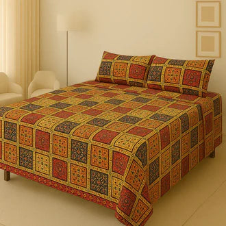 3D-Crystal cotton High Quality Soft cotton Bed sheet in Top famous Colors