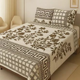 3D-Crystal cotton High Quality Soft cotton Bed sheet in Top famous Colors