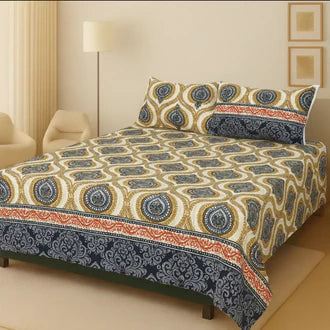 3D-Crystal cotton High Quality Soft cotton Bed sheet in Top famous Colors