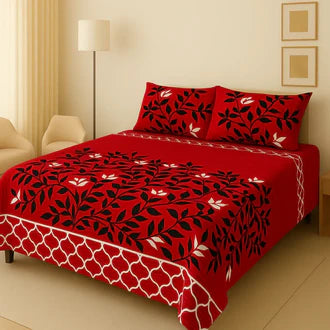 3D-Crystal cotton High Quality Soft cotton Bed sheet in Top famous Colors