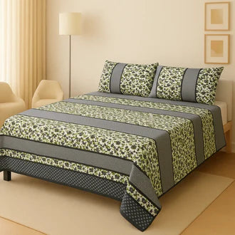 3D-Crystal cotton High Quality Soft cotton Bed sheet in Top famous Colors