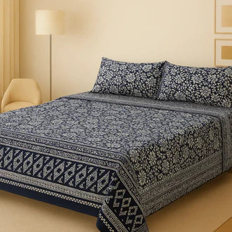 3D-Crystal cotton High Quality Soft cotton Bed sheet in Top famous Colors