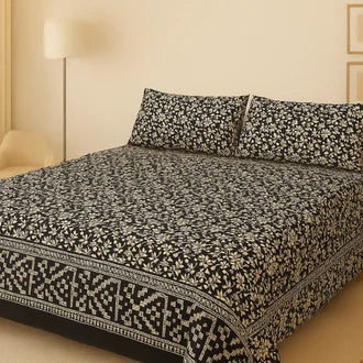 3D-Crystal cotton High Quality Soft cotton Bed sheet in Top famous Colors