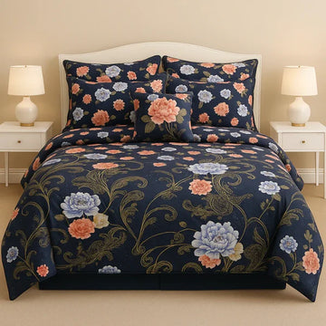 Cotton Mix Comforter set 7Pc