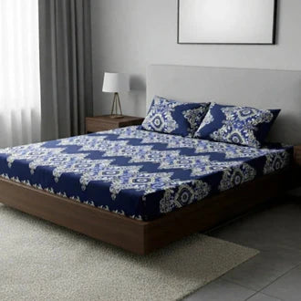 3D-Crystal cotton High Quality Soft cotton Bed sheet in Top famous Colors