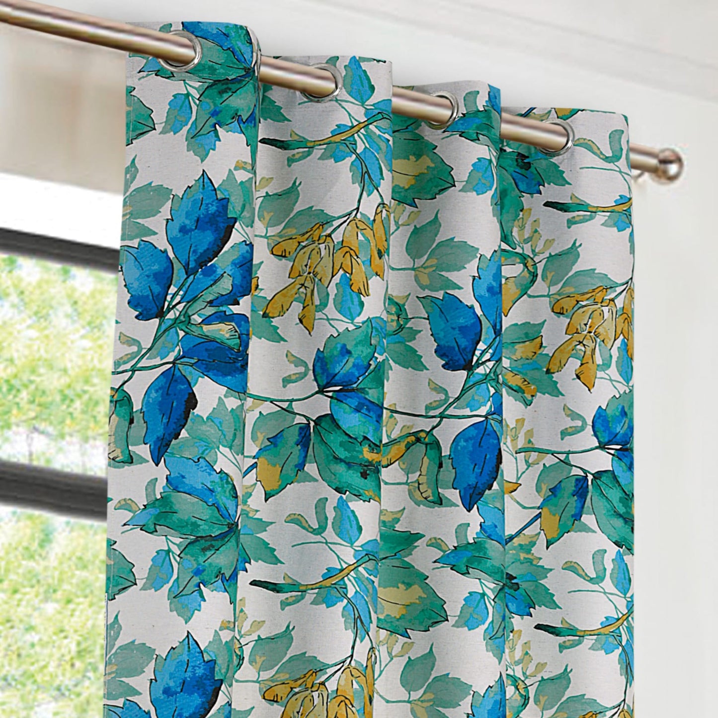 EXPORT COTTON DUCK PRINTED CURTAINS