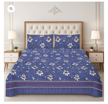 Gold Bedsheet High Quality Crystal cotton Bed sheet in Top famous XL
