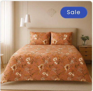 Gold Bedsheet High Quality Crystal cotton Bed sheet in Top famous XL