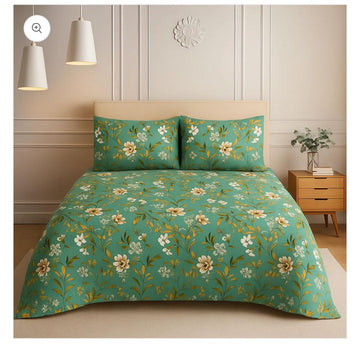 Gold Bedsheet High Quality Crystal cotton Bed sheet in Top famous XL