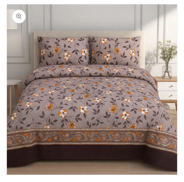 Gold Bedsheet High Quality Crystal cotton Bed sheet in Top famous XL