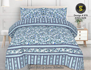 Gold Bedsheet High Quality Crystal cotton Bed sheet in Top famous XL