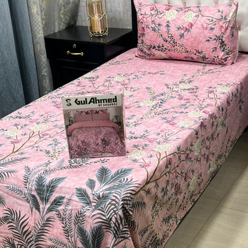 4Pc Mix Cotton Single Pair Bedsheets