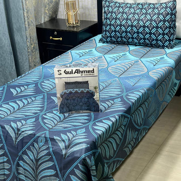 4Pc Mix Cotton Single Pair Bedsheets