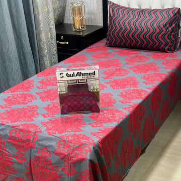 4Pc Mix Cotton Single Pair Bedsheets