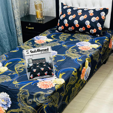 4Pc Mix Cotton Single Pair Bedsheets