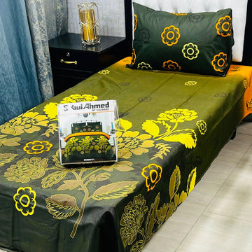4Pc Mix Cotton Single Pair Bedsheets