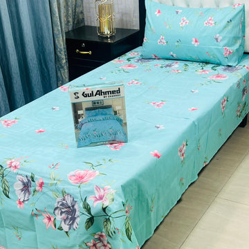 4Pc Mix Cotton Single Pair Bedsheets