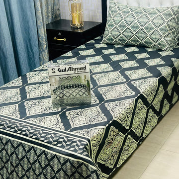 4Pc Mix Cotton Single Pair Bedsheets