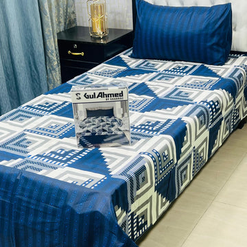 4Pc Mix Cotton Single Pair Bedsheets