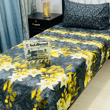 4Pc Mix Cotton Single Pair Bedsheets