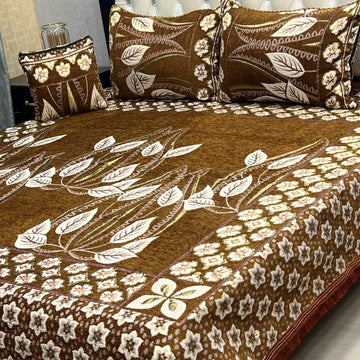 4Pc Velvet Jaquard Bedsheet