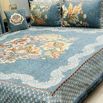 4Pc Velvet Jaquard Bedsheet