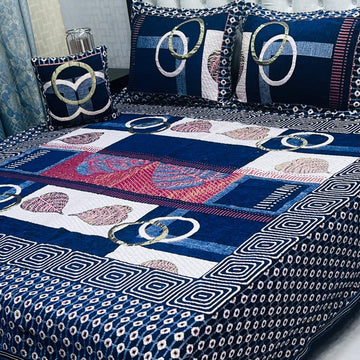 4Pc Velvet Jaquard Bedsheet