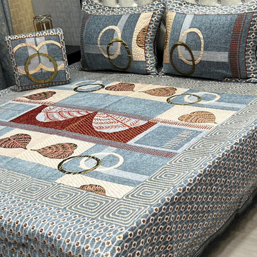 4Pc Velvet Jaquard Bedsheet